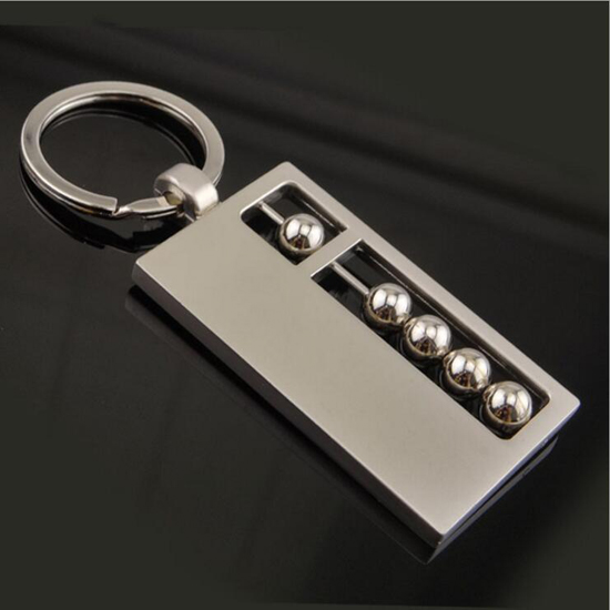 metal abacus keychain