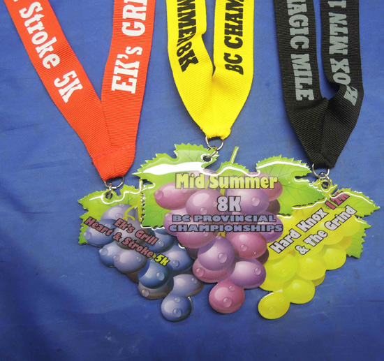 Printing assembled medals-magnetic medal