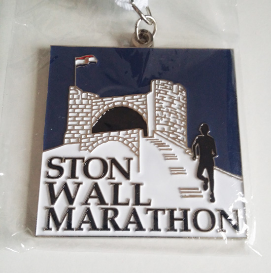 Ston wall marathon medal