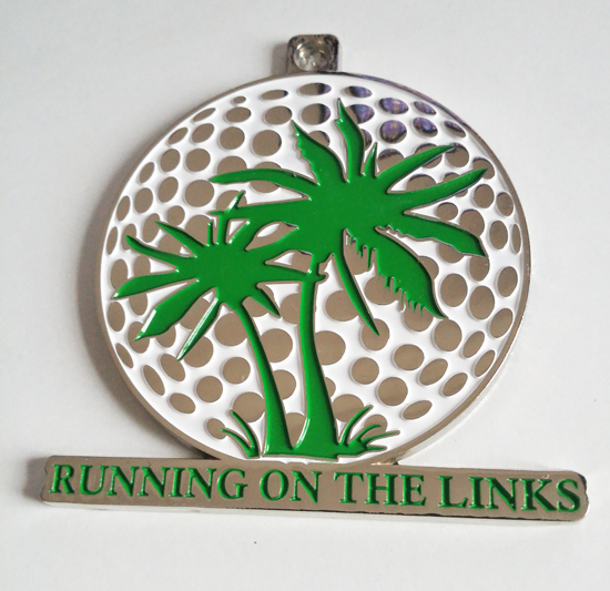 customized medal for running beach