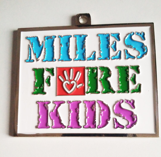 Kids  medal for running miles