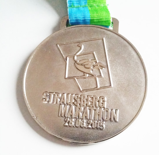 Platinum medal for strausberg marathon