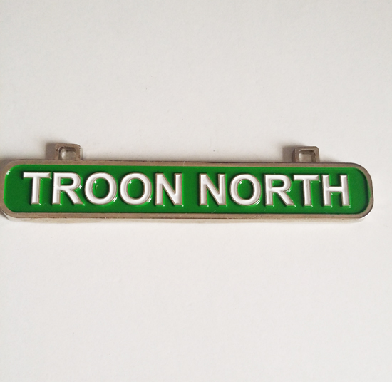 medal plaque for troon north