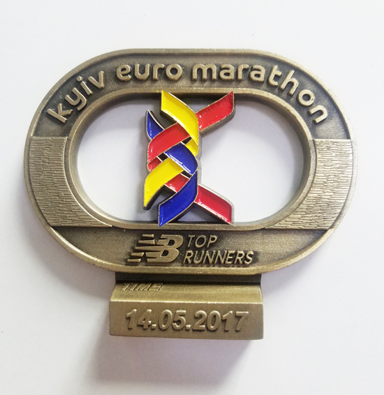 kyiv euro marathon medal