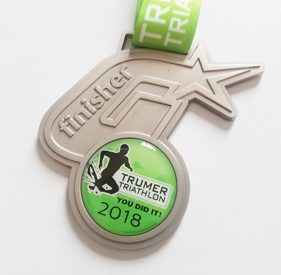 silver medal for trumer triathlon