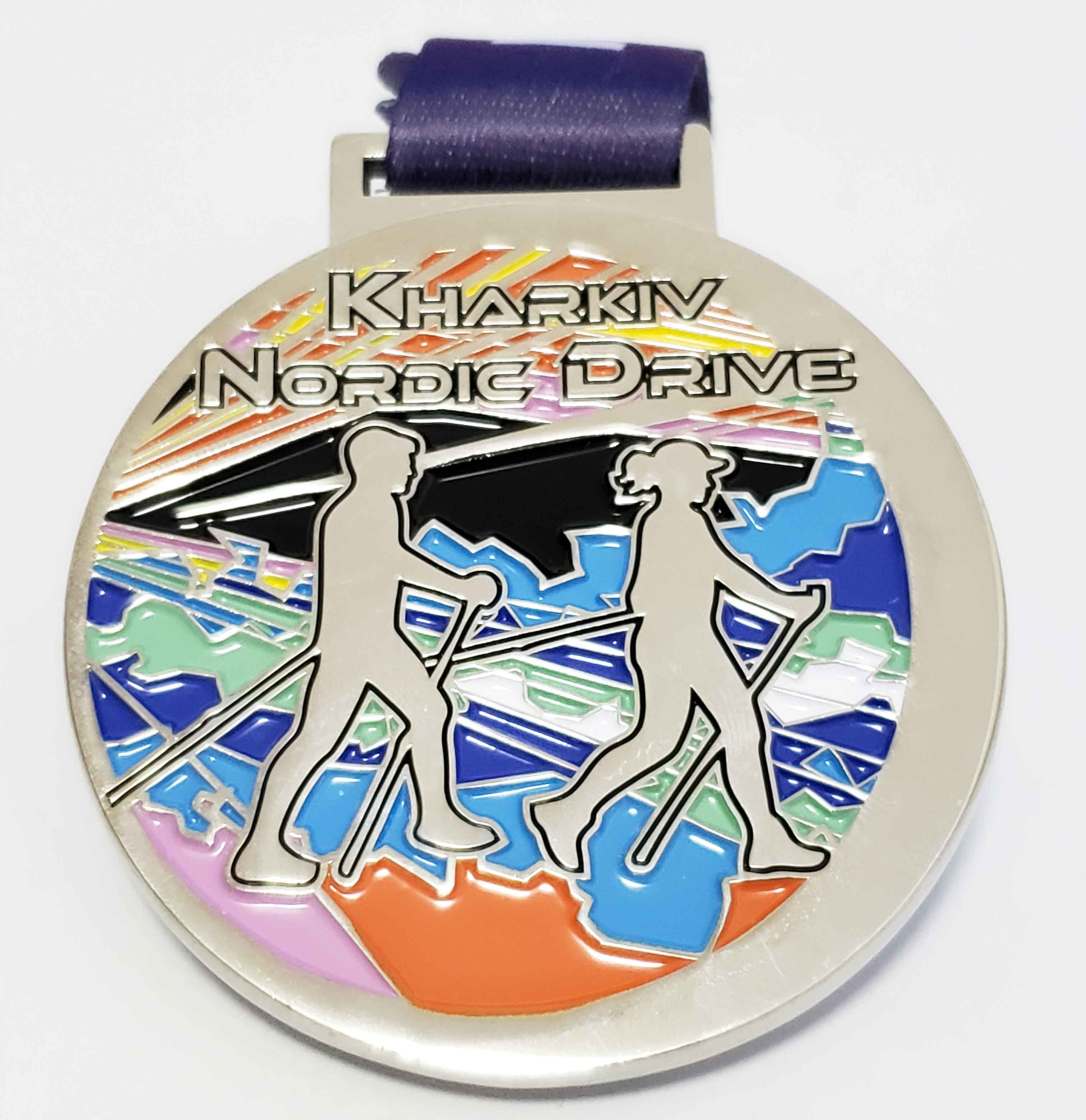 Diecast medal for outdoor events