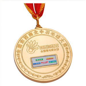 Badminton competition medals