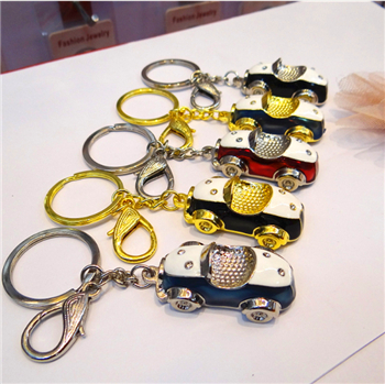 mutiple plating colors mini cars key chains