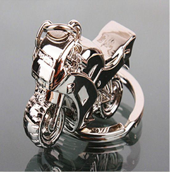 Cool Chrome Finish Superbike Keychain