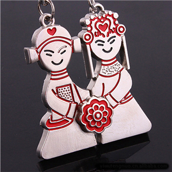 bride and bridegroom wedding keyrings gifts-lover's keychains(8)