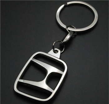 Honda Mettalic Key Chain Ring nickel Plated