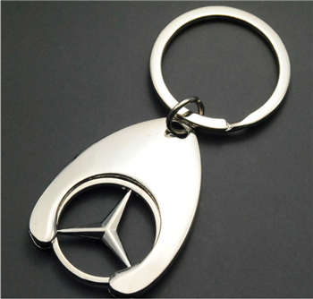 Fashional car symble keychains-keyrings Benz logo