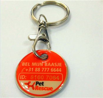 Offset printing pets id keychains