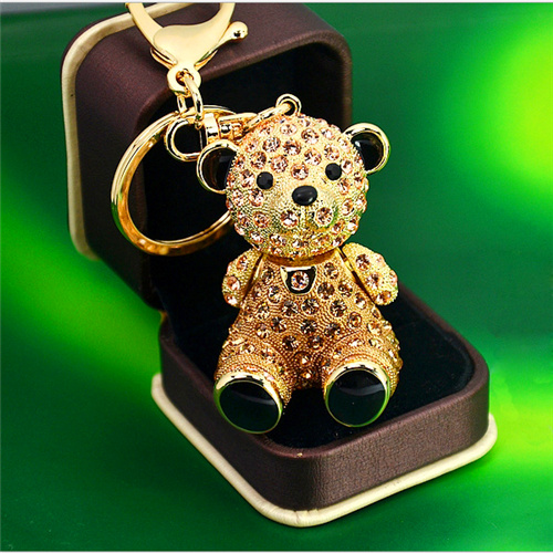 cute bear keychains with keyrings