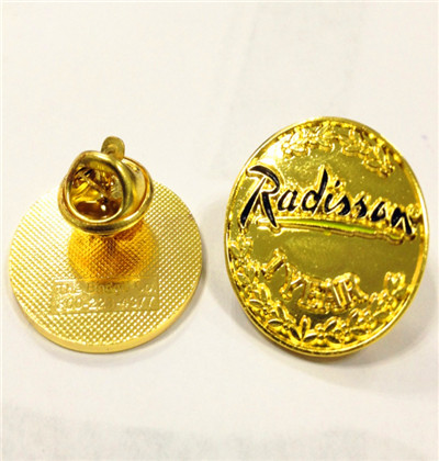 Custom gold badge