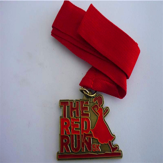 Women 5k run medal