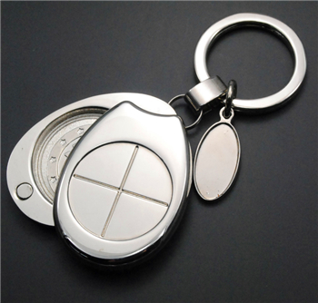 set of 2 chips rings keychains-car keyrings