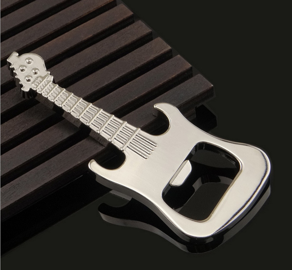 Keychain opener/guitar keychain