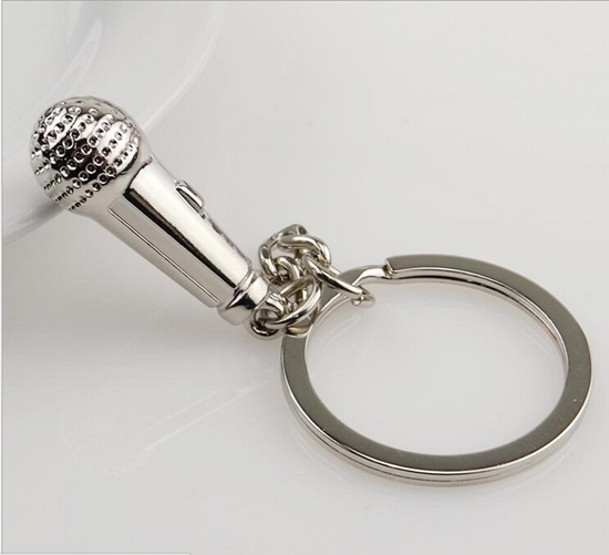 Microphone Keychain